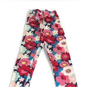 Gymboree Floral Kids Leggings - Red, Pink, Blue